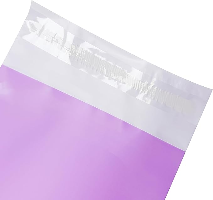 Disposable Sanitary Bags, 200 Pcs, Purple, Self-sealing, Odor-proof, Rectangular, Plastic, 10" x 6" Bags for Feminine Hygiene, Personal Waste, or Pet Waste