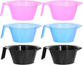 Hair Dye Bowl Transparent 2.6 Inch Salon Hair Color Mixing Bowl with Measurement Scales for Precise Dye Mixing and Highlighting