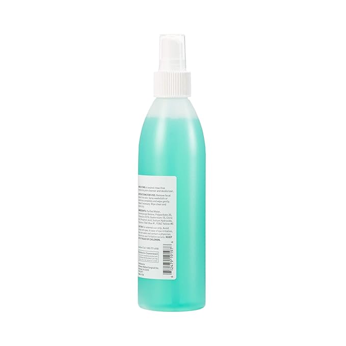 McKesson Perineal Skin Cleanser, 8 oz [Pack of 1] Rinse-Free Body Wash for Incontinence or Ostomy Care, Herbal Scent