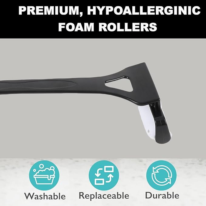 ZJchao Lotion Applicator for Back, Back Lotion Applicator, Foldable Long Handle Roller Curved Anti Slip Grip for Sunscreen Sunblock Ensuring an Even Application