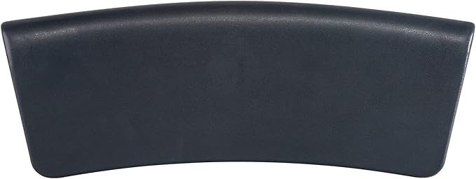 Vanity Art Bathtub Pillows for Head and Neck Support, Waterproof Tub Accessories, Dark Grey