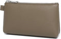 PU Leather Makeup Simple and Convenient Handbag Small Exquisite Storage Bag (PU/Tea Color)