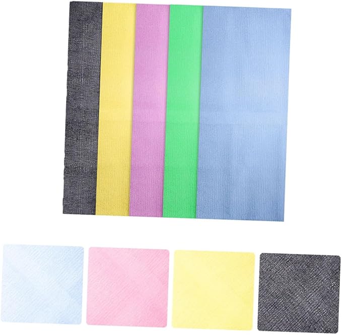5Pcs Back Scrubber Strap Exfoliating Body Washer for Shower Comfortable Long Strap for Back Neck and Shoulders Cleaning for Family Use Random Color