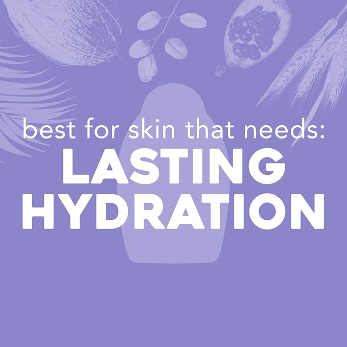 OGX Hydration + Sea Kelp & Hyaluronic Acid Sulfate-Free Lightly Moisturizing Body Scrub with Black Rice, Gentle Exfoliating Daily Body Wash to Soften & Smooth Skin, 19.5 Fl Oz (Pack of 2)