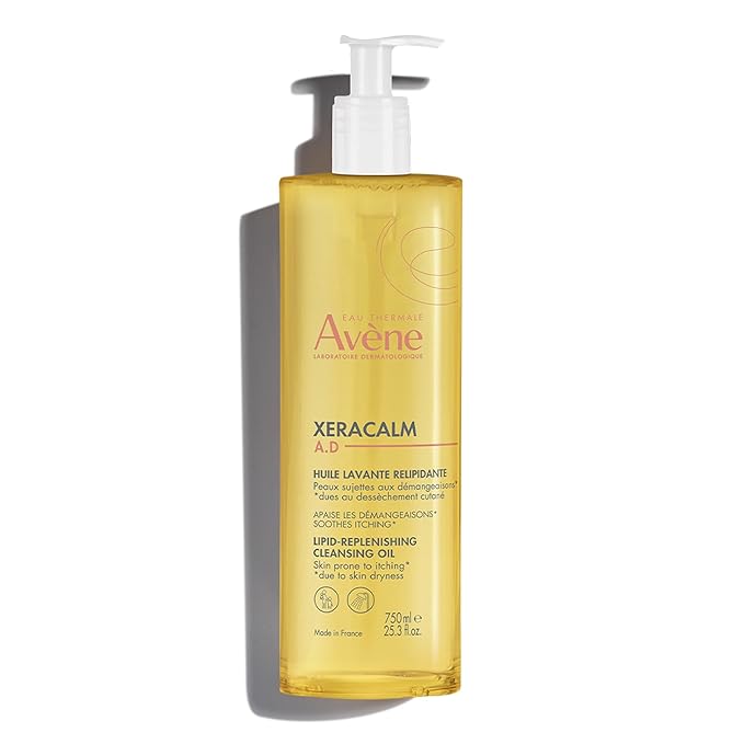 Avène XeraCalm A.D Lipid-Replenishing Cleansing Oil, 25.3 fl. Oz.