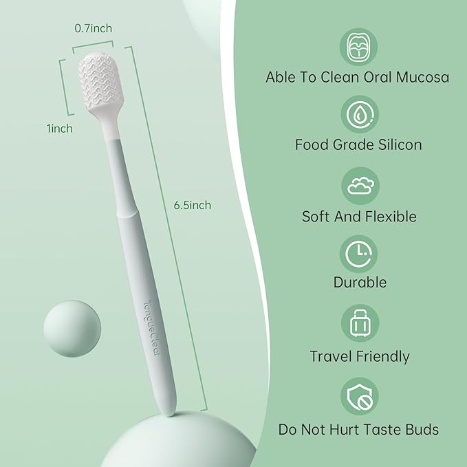 Silicon Oral Care Swabs |Oral Swab for Mouth Cleanning |Gum Massager with Air Bag(1 pc)…