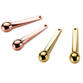 LISAPACK 4 Pack Metal Eye Cream Applicator, Eye Serum Roller Ball Massager Stick for Reduce Depuffer, Massage (Gold&Rose Gold)