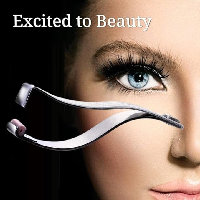 Prima Shogyo Partial Eyelash Curler for Corner Lash - Mini Japanese Eyelash Curler for Inner & Outer Lashes - Includes 6 Extra Rubber Pads - Made in Japan - C-2000