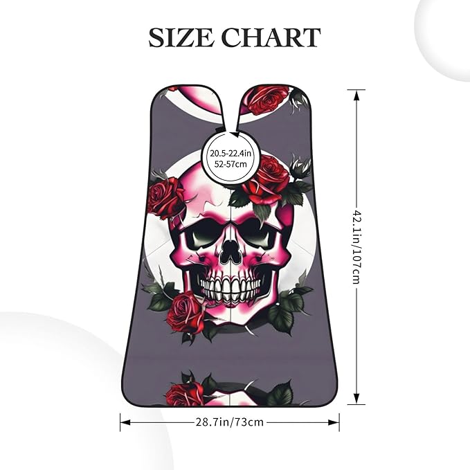 Tahiti Beach Print Beard Bib Shaving Apron, Beard Hair Trimming Cape Gift For Dad