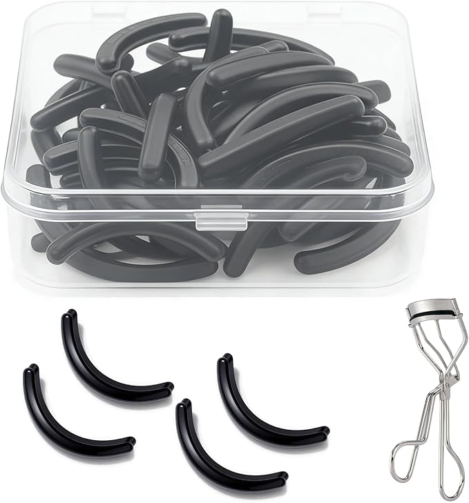 Compatible with Tweezerman Eyelash Curler Refills,28，80，100 Pack Silicone Eye Lash Curlers Refill Pads Compatible with Tweezerman Eyelash Curler.