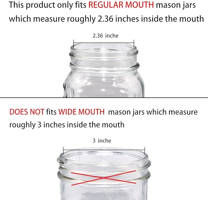 Amolliar Mason Jar Foaming Soap Dispenser Pump, Plastic Foam Soap Pump Rustproof Stainless Steel Lid, Refillable Hand Soap, Waterproof Labels, Cute Farmhouse Decor, Bathroom Accessories, Black 2 Pack