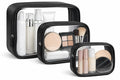 Clear TSA Approved Toiletry Bag - 3-Pack (Large, Small & Mini) Clear Makeup Cosmetic Bag with Zipper, Quart Size Travel Essential Organizer for Women, Car Bag Organizer & Car Organization Essentials