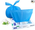 Personal Care Sanitary Disposal Bags (90 counts), Scented | for Sanitary Tampons, Pads, Liners, Wipes,Women Period Disposal | No Mess, Odor-Reducing,Hygiene Bags, Blue