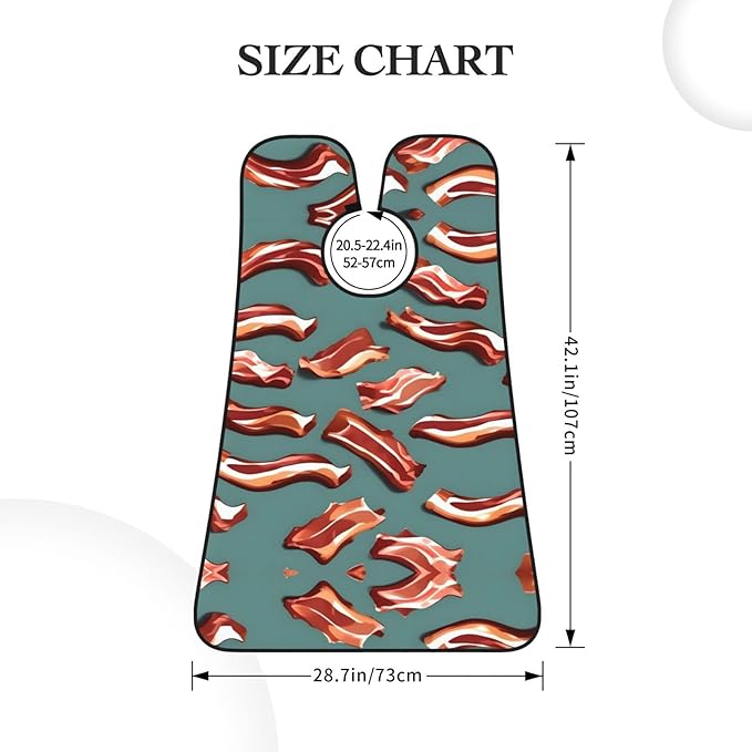 Magic Mushrooms Print Beard Bib Shaving Apron, Beard Hair Trimming Cape Gift For Dad