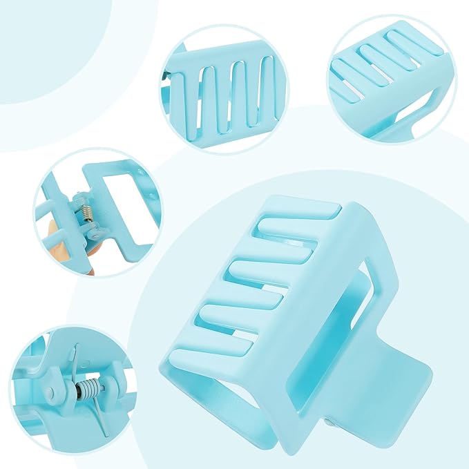 Hair Claws 16 Pcs Hair Clips for Women Thin Thick Curly Hair Large and Small Matte Banana Clips Strong Hold Nonslip