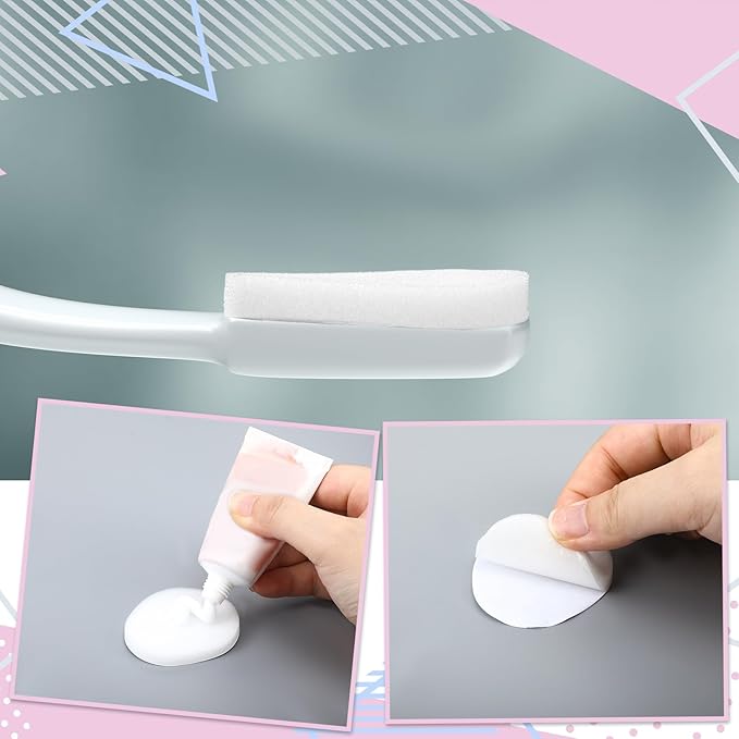 15 Pcs Replacement Pads for Back Lotion Applicator for Your Lotion Wand Self Adhesive Replacement Pads (No Applicator)