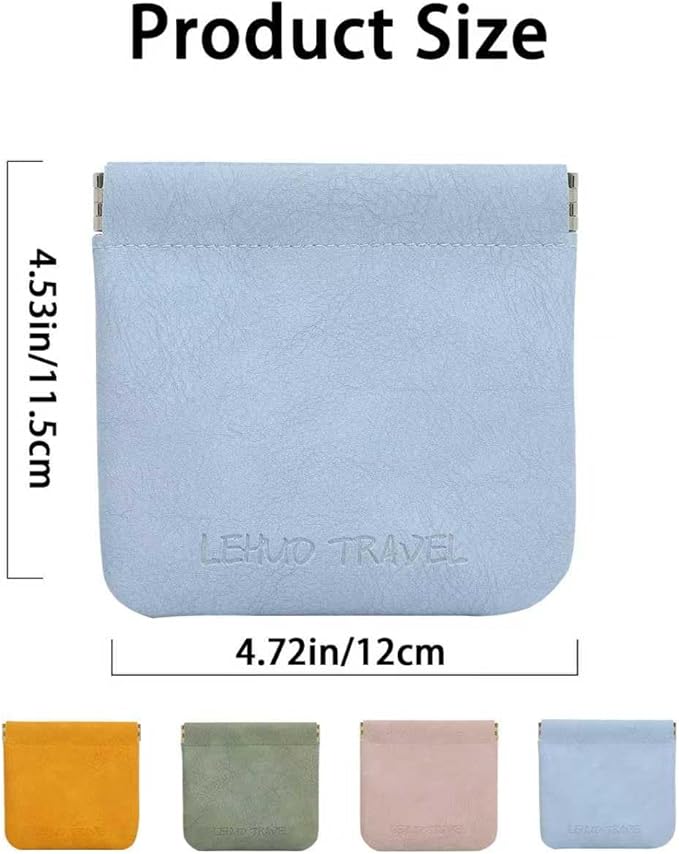 RIGHT AWAY 3 PCS Small Makeup Bag for Purse,Mini Cosmetic Organizer Make Up Bag for Women,Squeeze Coin Purse Pouch,Portable Tiny Makeup Pouches for Cosmetic Accessories,Lipstick, Jewelry, Card, Coins