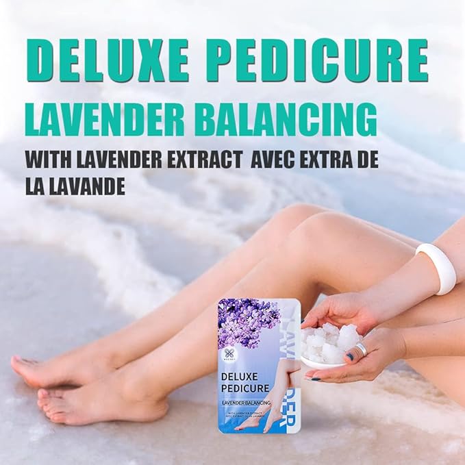 12 Pack Foot Soak with Sea Salt-Toenail Repair Softens Thick Calluses Stubborn Foot Odor Relaxing Spa Athletes Foot Burning & Itching Damaged Discolored Nails A Natural Callus Remover 14.8oz