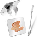 Makeup Mixing Palette, Foundation Spatula, Stainless Steel, Nail Art Palette