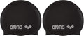 Arena Classic Unisex Soft Silicone Swim Cap for Women and Men, Intensive Training Comfortable Non-Slip Long Hair Swimming Hat