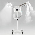 Artist hand Facial Steamer Professional 4 in 1 Hot and Cold Facial Steamer with 5X LED Magnifying Lamp, Esthetician Steamer for Facial Fast Heating, Skin Care Machine for Beauty Salon Spa Home Use