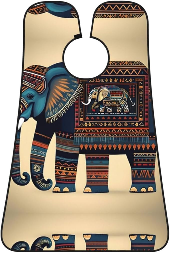 Beautiful Peacock Print Beard Bib Shaving Apron, Beard Hair Trimming Cape Gift For Dad