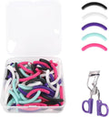100pcs Replacement Eyelash Curler Refills for Tweezerman, Rubber Eye Lash Curler Pads for Enhanced Comfort and Curl (5 Colors)