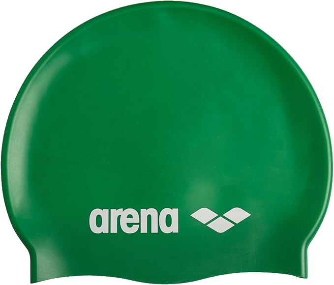 Arena Classic Unisex Soft Silicone Swim Cap for Women and Men, Intensive Training Comfortable Non-Slip Long Hair Swimming Hat