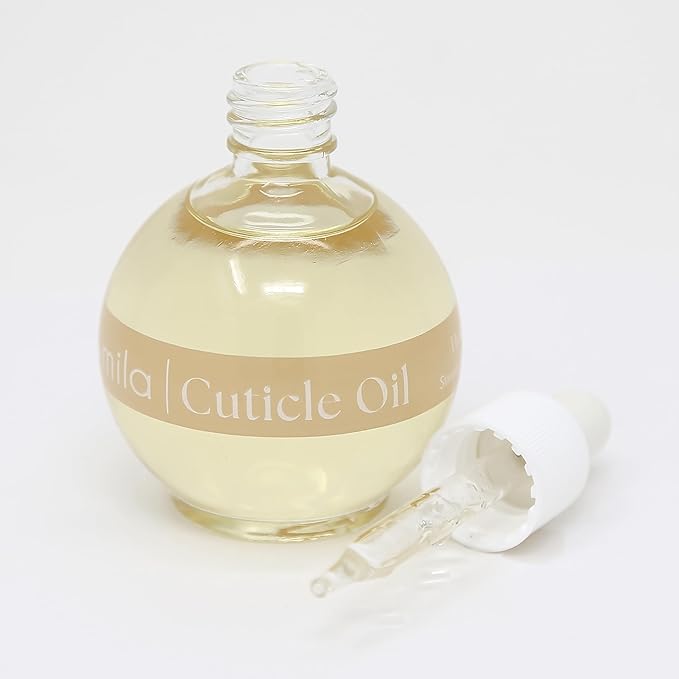 ella+mila Nourishing Cuticle Oil for Nails - Vanilla Dream - Nail Care Treatment for Softening Dry Cuticles - Vegan - 2.3 fl oz