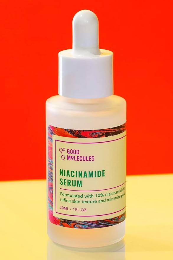 Good Molecules Niacinamide Serum – 10% Niacinamide to Target Blemishes, Nourishment, and Skin Tone – Ultra Hydrating & Brightening Skin Care for Face – 75 ml / 2.53 fl oz