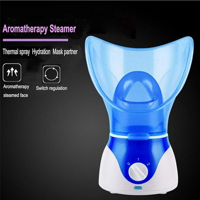 Facial Steamer Professional Steam Inhaler Facial Sauna Spa for Face Mask Moisturizer - Sinus with Aromatherapy Diffuser Skin Care