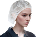 Cleaing Disposable Bouffant Caps, 24 Inches Hair Nets for Food Service Workers, Nurses, Salon Use