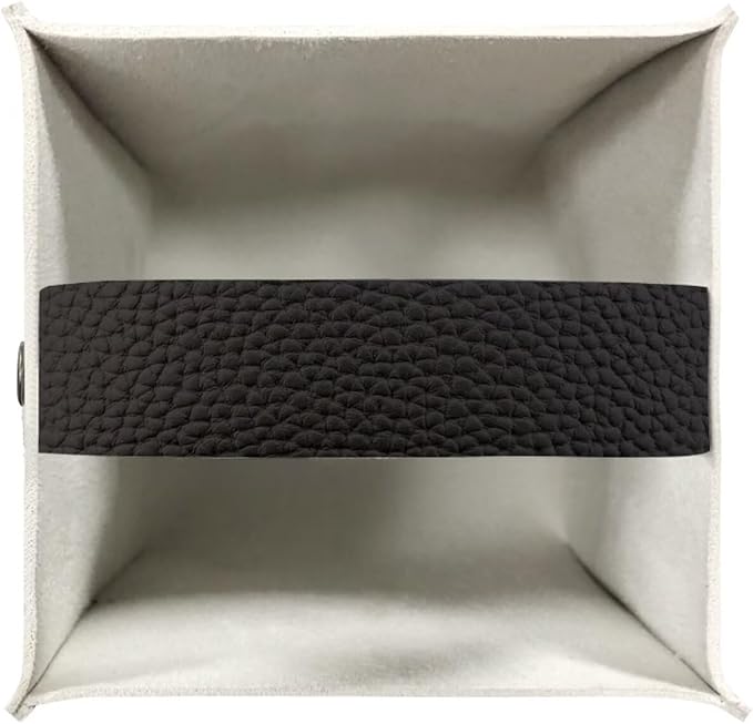 250 Years Liberty Tissue Box Holder Square PU Leather Tissue Organizer Case with Metal Button Waterproof Napkin Holder for Home Office Car Automotive Decor