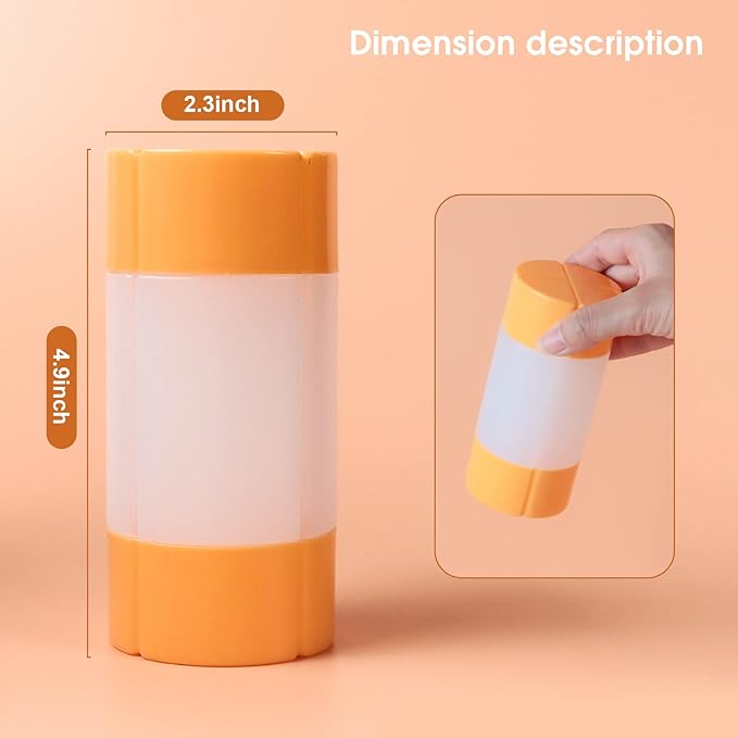 Travel Bottle, TSA approved 4-in-1 Leak-Proof Bottle, 4 * 60ml/2oz, with 2 Pre-printed Labels for Travel Gym Camping, Carry-On Travel Size Toiletries Shampoo Lotion Bottle for Women Men(Orange)