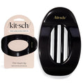 Kitsch Large Flat Claw Clips for Women - Stylish Flat Hair Clips, Strong Hold for Thick & Fine Hair | Non-Slip for Secure, Comfortable All-Day Wear | Ideal Gifts for Women - Black