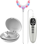 RED+Blue, RED, Blue Light Therapy for Gums, LEDs Periodontal Light, Gum Health Repair Bleeding Gums and Teeth Whitening Accelerator, with Tray Storage Case