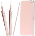 WSYUB Upgrade Professional Facial Blackhead Remover Tweezers, Ingrown Hair Tweezers,Extractor Acne Removal, Pimple Popper Tool