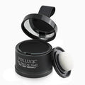 VOLLUCK Root Touch up Powder, Instant Hairline Powder for Thinning Areas and Gray Hair Coverage, Natural and Non-greasy Root Cover up for Women and Men (Dark Black, 0.14 Ounce)