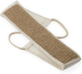 Eco Bath London Natural Ramie Back Strap - Exfoliating Back Scrubber with Handles, Premium Shower Bath Sponge Body Scrubber for Smooth Skin