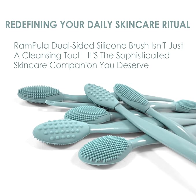 Blackhead Remover Tool, 3-in-1 Face Scrubber, Silicone Scrub Lip Brush, Double Side Lip Exfoliating, Nose Clean Blackhead Removal Brushes (3 Pcs Lip Scrub Brush)