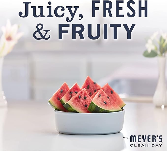 Mrs. MEYER'S CLEAN DAY Foaming Hand Soap 4 Scent Variety Pack, 1 Rain Water, 1 Lavender, 1 Lemon Verbena, 1 Watermelon, 10 OZ Each, 1 CT