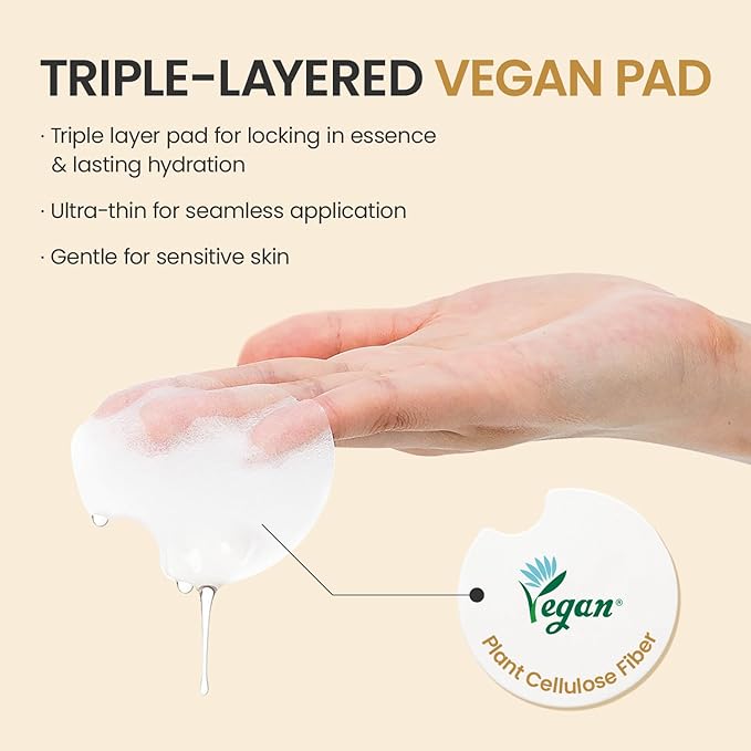 Toner Pads for Dry Dull Sensitive Skin Korean, #OOTD Retinol Ceramides Strengthen Skin Barrier Smoothing Hydrating, Toner Pad 70Pads 4.05oz 120ml