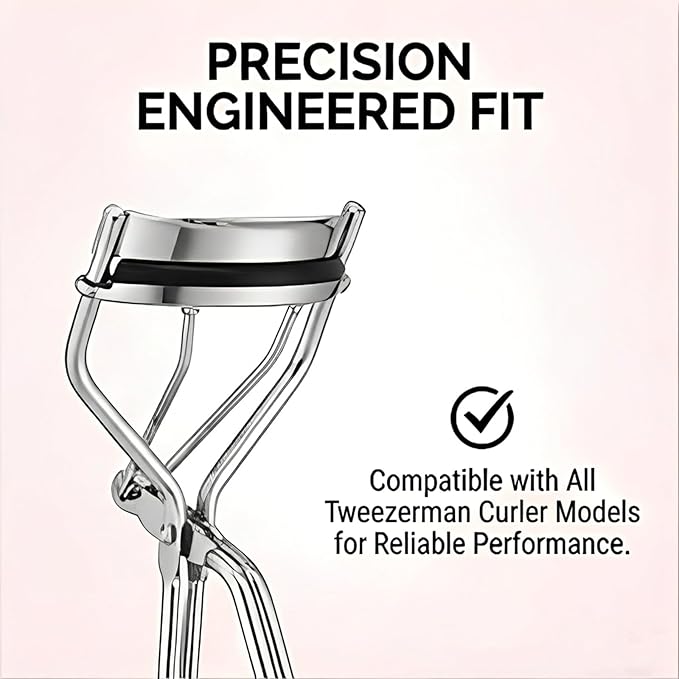 Compatible with Tweezerman Eyelash Curler Refills,30 Pcs Eyelash Curler Refills,Silicone Replacement Pads,for Better Curling and Comfort.