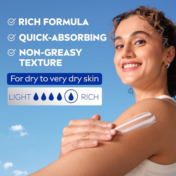 Nivea Nourishing Lotion Body Milk Richly Caring For Very Dry Skin, 400ml