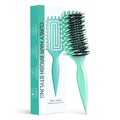 Curly Hair Brush,2025 Curl Defining Brush Vented Hair Brush for Effortlessly Defined Curls,Waves & Coils,Wet & Dry Hair,Reduces Frizz(Green）