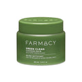 Farmacy Makeup Remover Cleansing Balm - Green Clean Waterproof Makeup Remover Balm + Oil Cleanser for Face - Gently Melts Make Up + SPF - Hydrates + Softens Skin with Super Greens + Papaya (100ml)