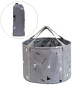 24L Collapsible Foot Bath Basin for Soaking Men Large Feet, Portable Foot Soak Tub Water Bucket for Travel Camping, Grey