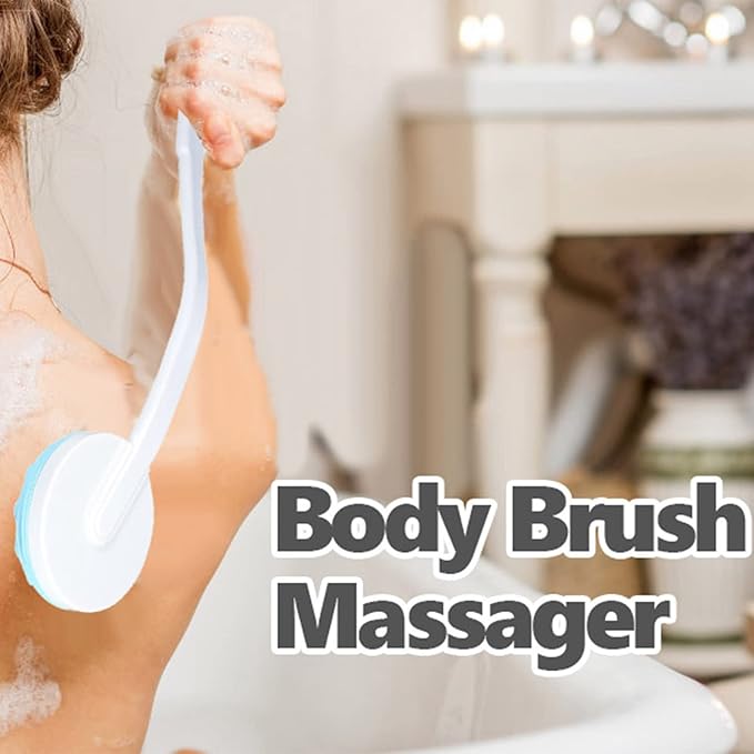Back Lotion Applicator, ANGGREK Easy Touch Back Lotion Applicator Handle Lotion Ointment Applicator Body Leg Bath Brush Massager Massage Tool Lotion Applicator For Your Back