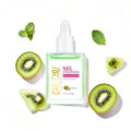 CHUCHU Nail Cuticle Oil Strengthener - Kiwi Scent Repair Growth Moisturizing Treatment - Natural Jojoba Vitamin B & E for Dry Cracked Nails