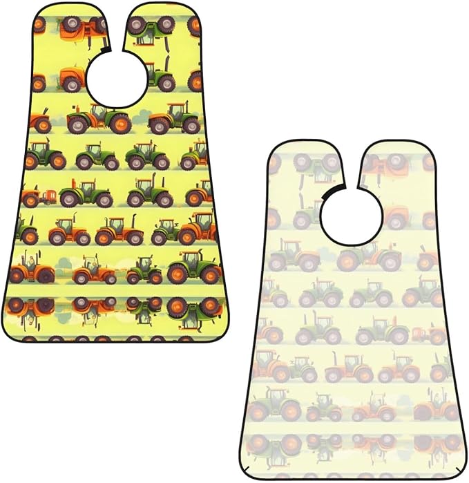 Purple Music Notes Print Beard Bib Shaving Apron, Beard Hair Trimming Cape – For Dad